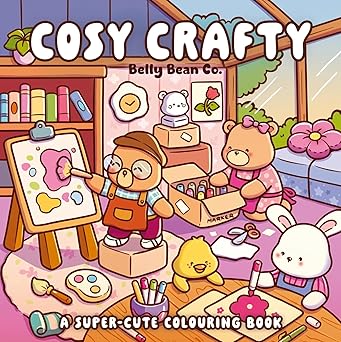 Cosy Crafty: A super-cute colouring book - 9781399644952