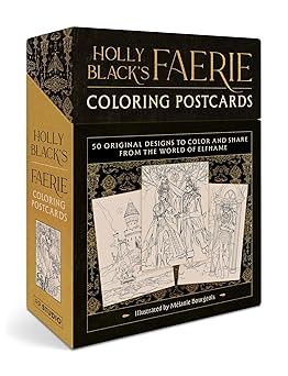 Holly Black's Faerie Coloring Postcards - 9798894141619